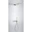 Tres Slim Exclusive Zestaw prysznicowy termostatyczną i deszczownicą biały-chrom 207.252.02.BL - zdjęcie 1