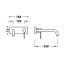 Tres Study Exclusive Bateria umywalkowa podtynkowa 24 cm chrom 26230032 - zdjęcie 2