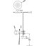 Tres Therm-Box Zestaw prysznicowy podtynkowy termostatyczny z deszczownicą chrom 26225005 - zdjęcie 2