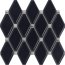 Tubądzin Abisso navy Mozaika ścienna 74,8x7,2x1,15 cm, czarna, szara, połysk TUBMSABI74872115 - zdjęcie 1