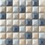 Tubądzin Elementary blue Mozaika ścienna 31,4x31,4x1,8 cm, niebieska półmat TUBMSELEBLU31431418 - zdjęcie 1