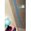 Tubądzin Helium Blue Listwa ścienna 59,8x4,5x0,8 cm, niebieska połysk TUBLSHELBLU5984508 - zdjęcie 2