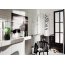 Tubądzin Maxima Black&White Maxima black 2 Listwa ścienna 44,8x10x0,8 cm, czarna połysk TUBLSMAXBLAWHIMAXBLA24481008 - zdjęcie 2