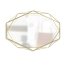 Umbra Prisma Lustro wiszące 56,5x8,3x42,5 cm, złote 358776-165 - zdjęcie 1