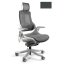 Unique Wau fotel biurowy biały/siatka olive W-609-W-NW46 - zdjęcie 1