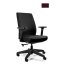 Unique Work Fotel biurowy czarny/burgundy 1268-BL403 - zdjęcie 1
