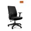 Unique Work Fotel biurowy czarny/mandarin 1268-BL405 - zdjęcie 1
