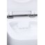 UpTrend Accord Zestaw Toaleta WC 57,2x36x34,5 cm bez kołnierza + deska wolnoopadająca biały połysk TR2122D - zdjęcie 5