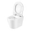 UpTrend Amaro Zestaw Toaleta WC 48x36x32,5 cm bez kołnierza krótka + deska wolnoopadająca biały połysk TR2217 - zdjęcie 2