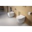 UpTrend Caneo Zestaw Toaleta WC 48,5x35,5x34,5 cm bez kołnierza krótka + deska wolnoopadająca biały połysk TR2196D - zdjęcie 7