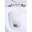 UpTrend Caneo Zestaw Toaleta WC 48,5x35,5x34,5 cm bez kołnierza krótka + deska wolnoopadająca biały połysk TR2196D - zdjęcie 4