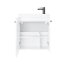 UpTrend Nook Zestaw Szafka podumywalkowa 55x22x65 cm biały mat/uchwyty gun mat + umywalka meblowa biała 010-SU55-03+TR41366 - zdjęcie 2