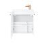 UpTrend Nook Zestaw Szafka podumywalkowa 55x22x65 cm biały mat/uchwyty miedź + umywalka meblowa biała 010-SU55-02+TR41366 - zdjęcie 3