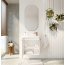 UpTrend Nook Zestaw Szafka podumywalkowa 55x22x65 cm Rose mat/uchwyty miedź + umywalka meblowa biała 010-SU55-10+TR41366 - zdjęcie 6