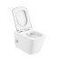 UpTrend Orion Zestaw Toaleta WC z funkcją bidetu 51x35x34,7 cm bez kołnierza + deska wolnoopadająca biały połysk TR2237 - zdjęcie 2