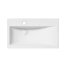 UpTrend Reno Umywalka wisząca lub nablatowa 66x37,5 cm biały połysk TR4310 - zdjęcie 4
