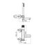 Valvex Decor Bateria wannowa ścienna chrom 2420620 - zdjęcie 2
