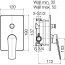 Valvex Soho Bateria wannowo-prysznicowa podtynkowa chrom 2417250 - zdjęcie 2