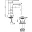 Valvex Tube Bateria umywalkowa chrom 2454810 - zdjęcie 2