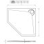 Vayer Boomerang Brodzik pięciokątny 90x90x3 cm, biały 090.090.002.2-7.0.0.0 - zdjęcie 2