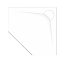 Vayer Boomerang Brodzik pięciokątny 90x90x3 cm, biały 090.090.002.2-7.0.0.0 - zdjęcie 1