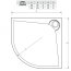 Vayer Boomerang Brodzik półokrągły 80x80x3 cm, biały 080.080.002.2-3.0.0.0 - zdjęcie 2