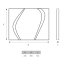 Vayer Boomerang Lustro prostokątne 85x70x16 cm podświetlane z szafką, 085.070.016.5-1.0.0.0 - zdjęcie 2