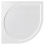 Vayer Citizen Virgo Brodzik półokrągły symetryczny 100x100x3 cm konglomeratowy, biały 100.100.001.2-3.0.0.0.0 - zdjęcie 1