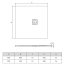 Vayer Kronos Brodzik kwadratowy 90x90x2,6 cm biały 090.090.000.2-6.0.0.0.0 - zdjęcie 3