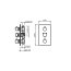 Vedo Round III Bateria wannowo-prysznicowa podtynkowa termostatyczna 3-drożna czarny mat 6730YCZ - zdjęcie 2