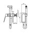 Vedo Desso Cromo Bateria Bidette chrom VBD4081/CH - zdjęcie 2