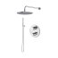 Vema Maira Zestaw prysznicowy podtynkowy termostatyczny z deszczownicą 20 cm chrom MAI20TERMO - zdjęcie 1