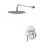 Vema Maira Zestaw prysznicowy podtynkowy z deszczownicą 30 cm chrom MAIDES30 - zdjęcie 1