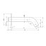 Vema Tiber Steel Wylewka wannowa 17,1 cm stal nierdzewna V17145 - zdjęcie 2