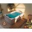 Victory Spa Classic Madeira Wanna prostokątna 190x115x70 cm z systemem 3 Combi Massage, biała NVS.550.910.03.1 - zdjęcie 2