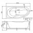 Victory Spa Star Collection Diamond Wanna narożna 155x90x64 cm z systemem 2 Water Massage, biała NSC.300.910.02.1 - zdjęcie 3
