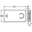 Viega Visign for More 100 Przycisk spłukujący WC aluminium mat 8352.1 / 597 443 - zdjęcie 2