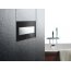 Viega Visign for Style 12 Płytka uruchamiająca do WC, szkło barwione czarne/przycisk biały 8332.1 / 690 625 - zdjęcie 2