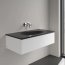 Villeroy & Boch Antao Umywalka meblowa 100x50 cm bez otworu na baterię czarny mat z powłoką CeramicPlus 4A76A3R7 - zdjęcie 8
