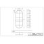 Villeroy & Boch Antheus Lustro owalne z regałem 60x140x17,8 cm, black ash B30600PW - zdjęcie 2