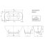 Villeroy & Boch Antheus Wanna owalna 155x75 cm, biała Star White UBQ155ANH7F400V-96 - zdjęcie 2
