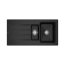 Villeroy & Boch Architectura 60 XR Zlewozmywak ceramiczny półtorakomorowy 100x51 cm czarny Pure Black 336501R7 - zdjęcie 1