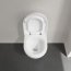Villeroy & Boch Architectura Combi-Pack Zestaw Toaleta WC 48x35 cm bez kołnierza krótka z powłoką CeramicPlus + deska wolnoopadająca weiss alpin 4687HRR1 - zdjęcie 8