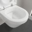 Villeroy & Boch Architectura Combi-Pack Zestaw Toaleta WC 48x35 cm bez kołnierza krótka z powłoką CeramicPlus + deska wolnoopadająca weiss alpin 4687HRR1 - zdjęcie 9