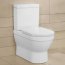 Villeroy & Boch Architectura Toaleta WC stojąca kompaktowa 37x70 cm lejowa, biała Weiss Alpin 56861001 - zdjęcie 5