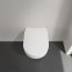 Villeroy & Boch Architectura Toaleta WC 53x37 cm bez kołnierza z powłoką CeramicPlus i AntiBac weiss alpin 5684R0T2 - zdjęcie 8