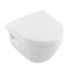 Villeroy & Boch Architectura Toaleta WC podwieszana 48x35 cm Compact krótka DirectFlush bez kołnierza z powłoką CeramicPlus, biała Weiss Alpin 4687R0R1 - zdjęcie 1