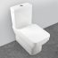 Villeroy & Boch Architectura Toaleta WC stojąca kompaktowa 37x70 cm lejowa, z powłoką CeramicPlus, biała Weiss Alpin 568710R1 - zdjęcie 5
