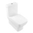 Villeroy & Boch Architectura Toaleta WC stojąca kompaktowa 37x70 cm lejowa, z powłoką CeramicPlus, biała Weiss Alpin 568710R1 - zdjęcie 1