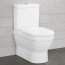 Villeroy & Boch Architectura Toaleta WC stojąca kompaktowa 37x70 cm lejowa z powłoką AntiBac, biała Weiss Alpin 568610T1 - zdjęcie 5